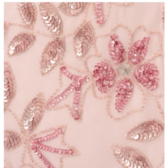 Adrianna Papell Godet Gown in Blush Pink - Size 18 - Picture 7 of 9